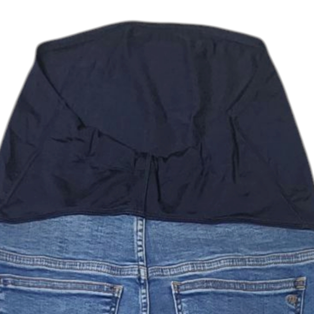 Madewell Over the Belly Tencel Denim Maternity Skinny Crop Jeans W27 Blue - Picture 6 of 13